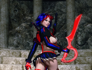 Картинка 3д+графика амазонки+ amazon девушка оружие взгляд