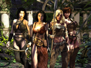 Картинка 3д+графика фантазия+ fantasy фон девушка взгляд