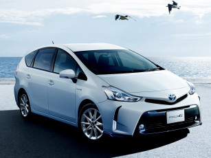 Картинка автомобили toyota prius zvw40w 2014г светлый