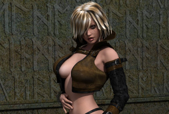 Картинка 3д+графика люди+ people фон девушка взгляд