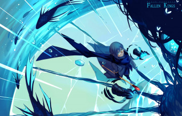 Картинка аниме pixiv+fantasia арт вода рыбы pixiv fantasia joseph lee