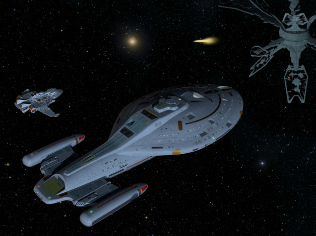 Обои картинки фото космос, арт, вселенная, звезды, космический, корабль