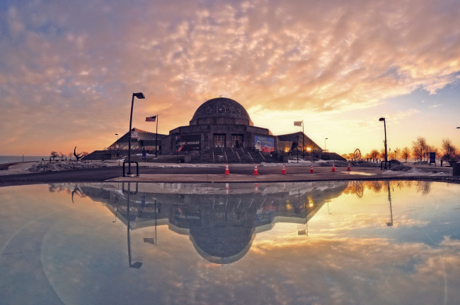 Обои картинки фото города, Чикаго , сша, планетарий