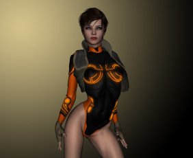 Картинка 3д+графика люди+ people фон взгляд девушка