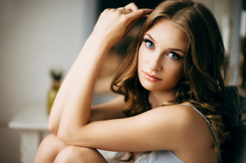 Картинка девушки -unsort+ брюнетки +шатенки лицо взгляд julia шатенка девушка dmitry arhar майка