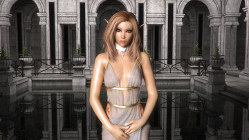 Картинка 3д+графика эльфы+ elves фон взгляд эльфийка