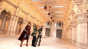 Картинка 3д+графика фантазия+ fantasy интерьер взгляд фон девушки