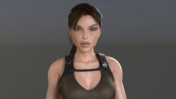 Картинка 3д+графика портрет+ portraits фон взгляд девушка