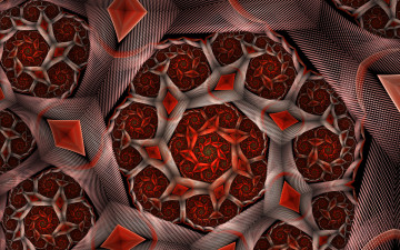 Картинка 3д+графика фракталы+ fractal фон узор цвета