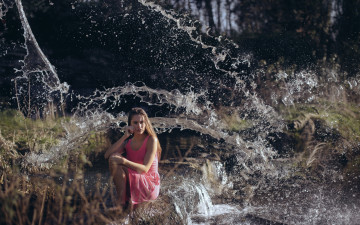Картинка девушки -unsort+ брюнетки +шатенки фотограф photography вода girl девушка david olkarny photographer