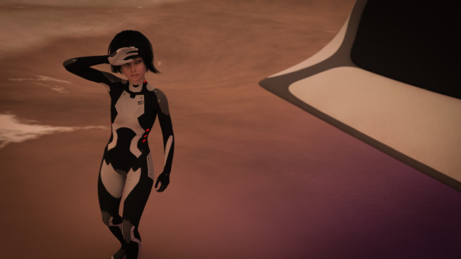 Обои картинки фото 3д графика, фантазия , fantasy, девушка, взгляд, фон