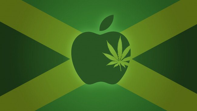 Обои картинки фото компьютеры, apple, фон, логотип