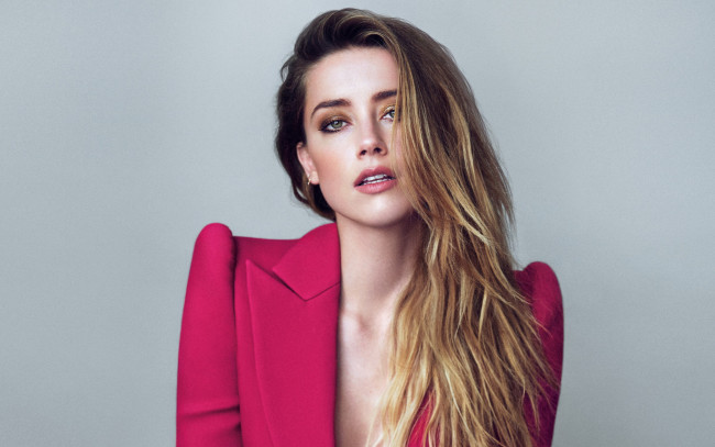 Обои картинки фото девушки, amber heard, актриса, прическа, макияж, эмбер, хёрд, amber, heard