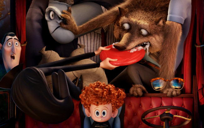 Обои картинки фото мультфильмы, hotel transylvania 2, hotel, transylvania, 2, мультфильм, frankenstein, wayne, dracula