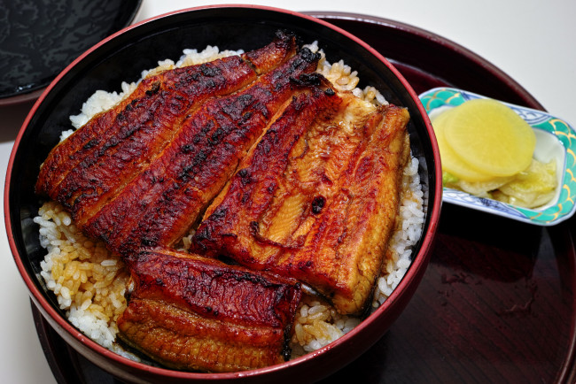 Обои картинки фото еда, рыбные блюда,  с морепродуктами, рис, рыба