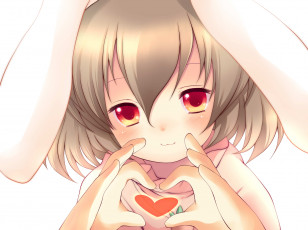 Картинка аниме touhou девушка взгляд фон