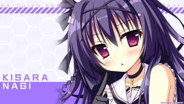 Картинка аниме natsuiro+kiseki взгляд девушка фон