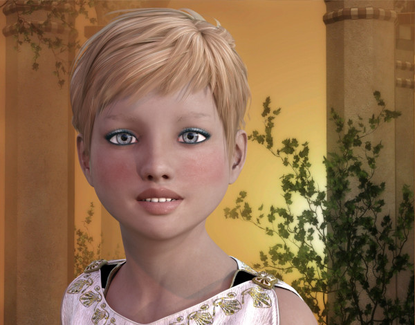 Обои картинки фото 3д графика, портрет , portraits, девушка, взгляд, фон