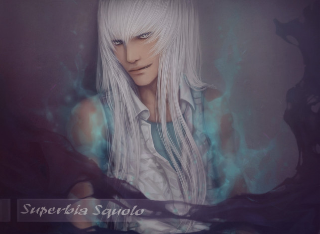 Обои картинки фото аниме, katekyo hitman reborn, superbi, squalo