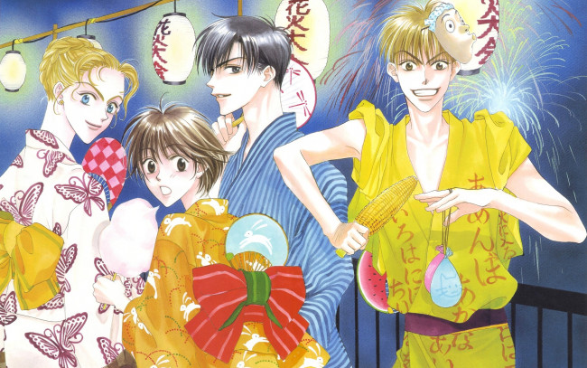 Обои картинки фото аниме, hanakimi, парни