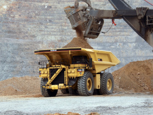 Картинка caterpillar+793d техника строительная+техника грузовик авто