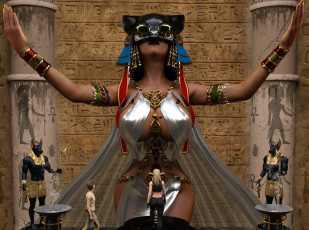 Картинка 3д+графика фантазия+ fantasy фон девушка взгляд