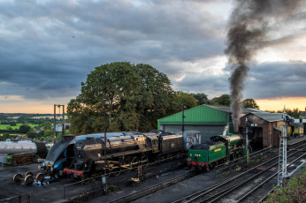 Картинка техника паровозы рельсы паровоз