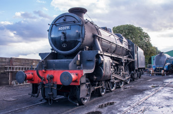 Картинка техника паровозы рельсы паровоз