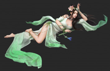 Картинка 3д+графика люди+ people взгляд девушка фон