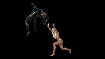 обоя 3д графика, фантазия , fantasy, фон, взгляд, девушки