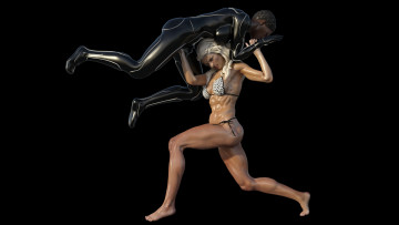 Картинка 3д+графика фантазия+ fantasy взгляд фон девушки