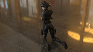 Картинка 3д+графика люди+ people взгляд девушка фон