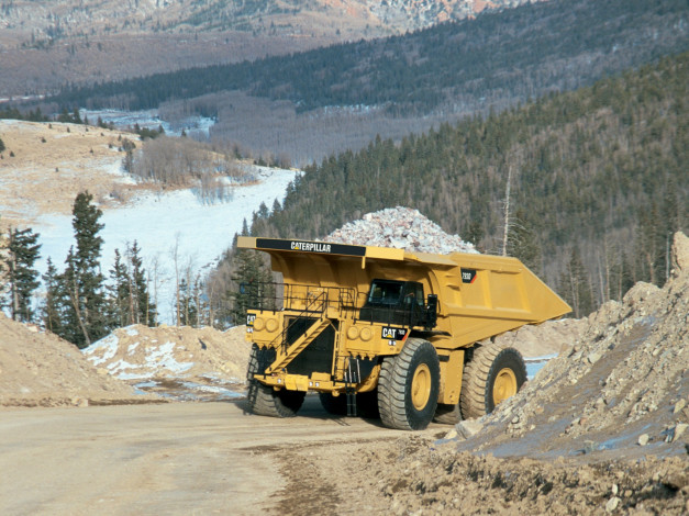 Обои картинки фото caterpillar 793d, техника, строительная техника, грузовик, авто
