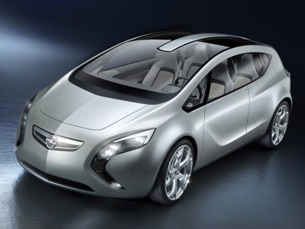 Обои картинки фото opel flextreme concept 2007, автомобили, opel, 2007, concept, flextreme