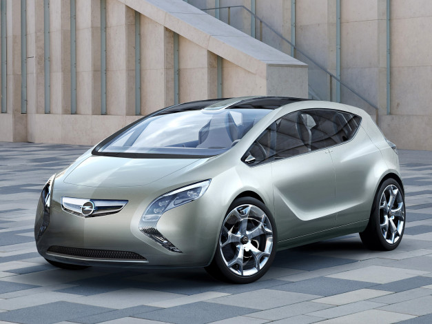 Обои картинки фото opel flextreme concept 2007, автомобили, opel, 2007, flextreme, concept