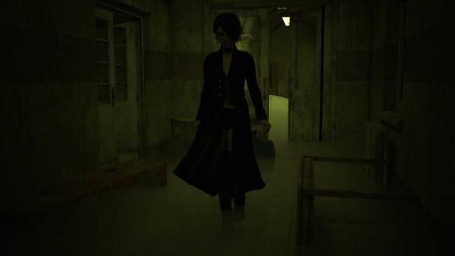 Обои картинки фото 3д графика, люди , people, фон, взгляд, девушка