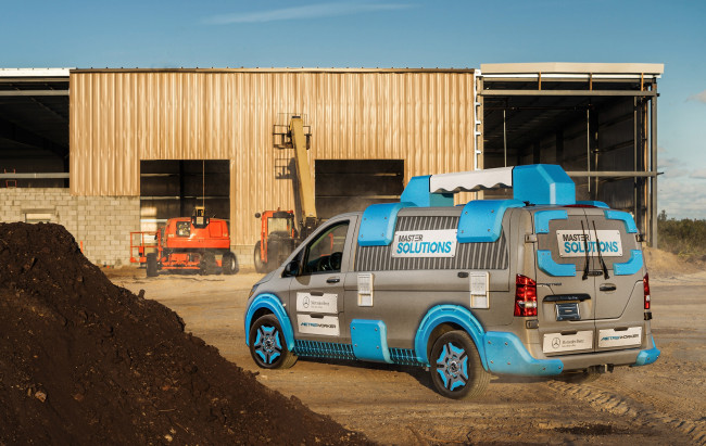 Обои картинки фото mercedes-benz metris master solutions toolbox concept 2017, автомобили, mercedes-benz, 2017, master, concept, toolbox, metris, solutions