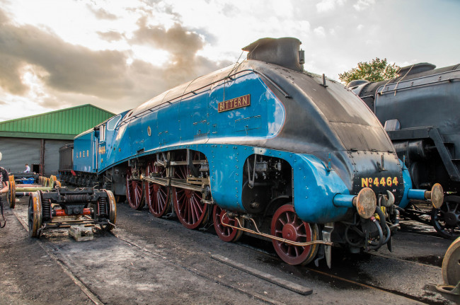 Обои картинки фото техника, паровозы, рельсы, паровоз