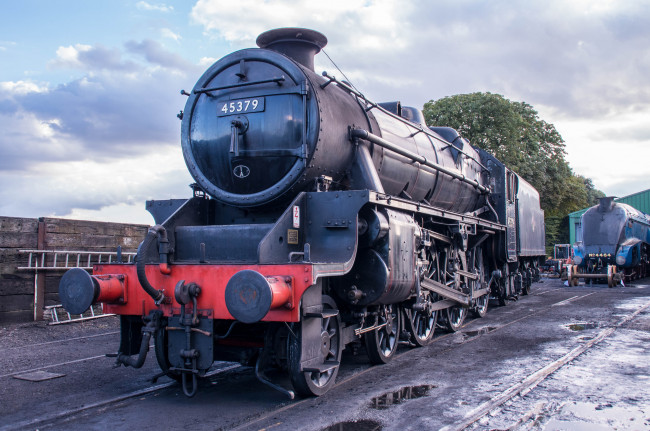 Обои картинки фото техника, паровозы, рельсы, паровоз