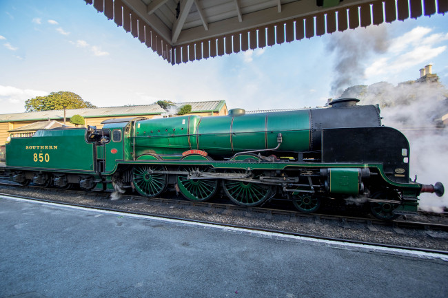 Обои картинки фото техника, паровозы, паровоз, рельсы