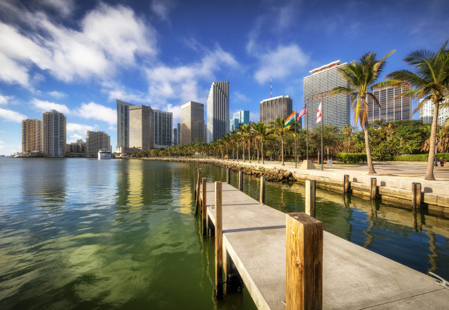 Обои картинки фото bayfront park, города, майами , сша, простор