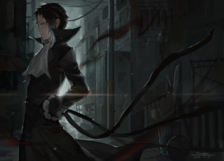 Картинка аниме bungou+stray+dogs бродячие псы литературные гении