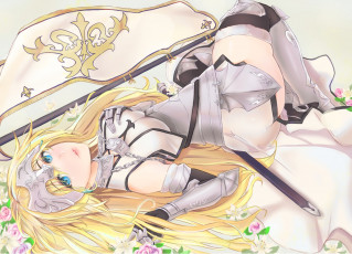 Картинка аниме fate stay+night +grand+order +apocrypha жанна