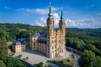 Картинка basilika+vierzehnheiligen города -+католические+соборы +костелы +аббатства простор