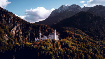 Картинка города замок+нойшванштайн+ германия neuschwanstein castle