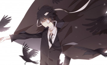 Картинка аниме bungou+stray+dogs бродячие псы литературные гении