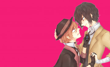 Картинка аниме bungou+stray+dogs бродячие псы литературные гении