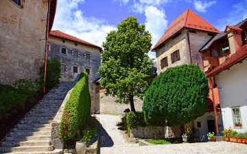 Картинка города блед+ словения slovenia bled castle