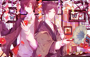 Картинка аниме bungou+stray+dogs бродячие псы литературные гении