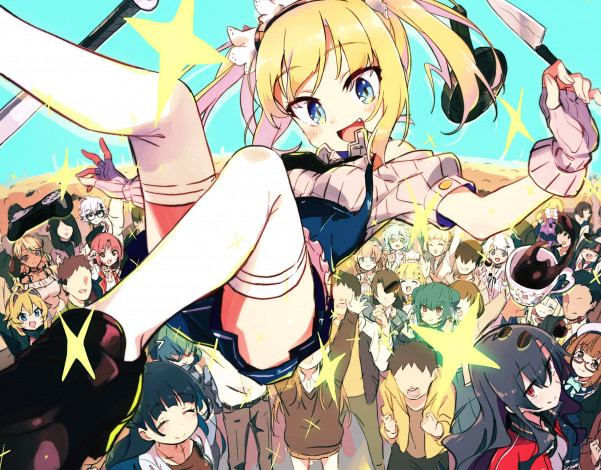 Обои картинки фото аниме, amaryllis class, amaryllis, class